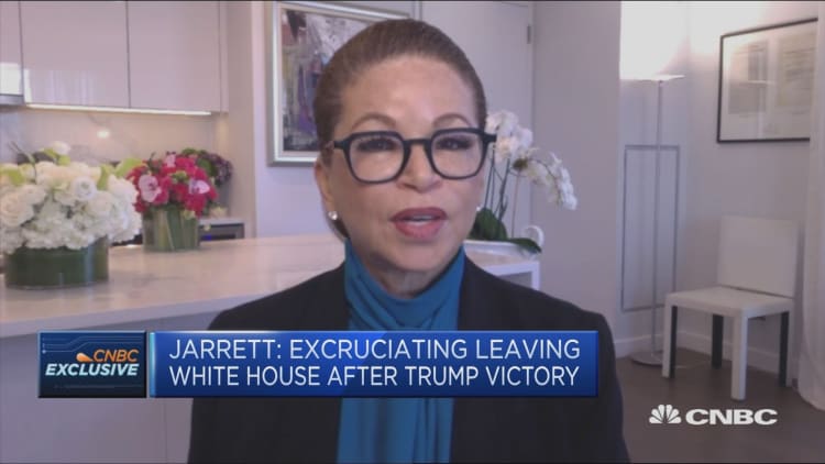 Valerie Jarrett discusses the mood in the Obama camp on departing the White House