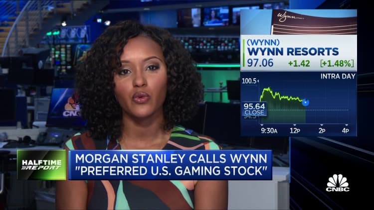 Morgan Stanley calls Wynn resorts the 'preferred U.S. gaming stock'
