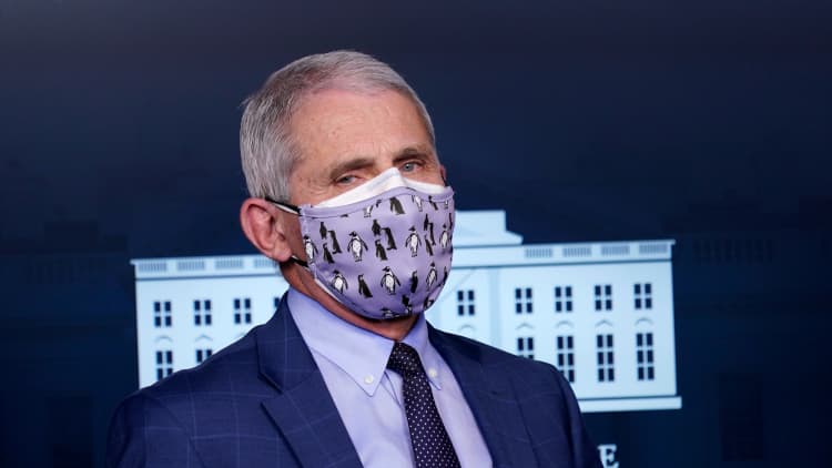 Dr. Fauci says it's 'common sense' to wear two masks instead of one
