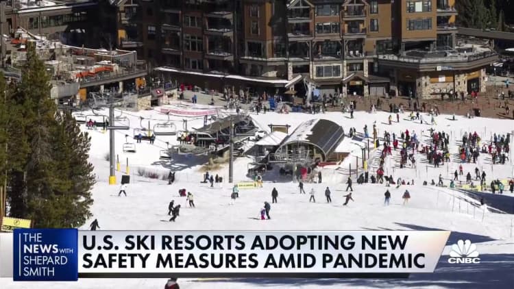 U.S. ski resorts adopt new safety measures during pandemic