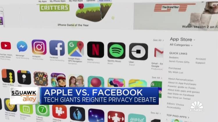 Apple hits Facebook over ad-targeting practices