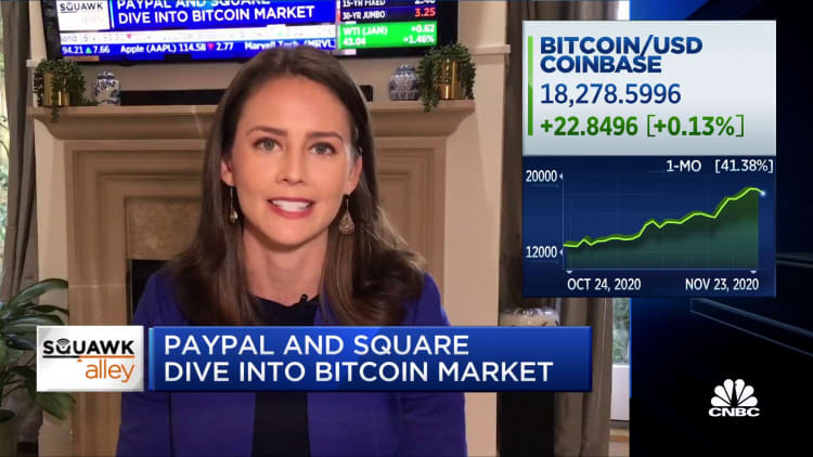 PayPal and Square dive into bitcoin market, driving new demand for the cryptocurrency