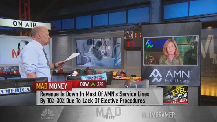 AMN Healthcare Services CEO says pandemic 'accelerated the shortage of clinicians'