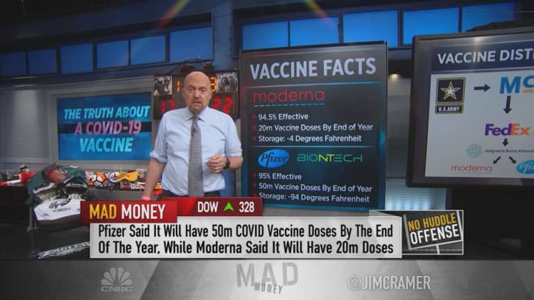 Jim Cramer: The US needs a 'clear plan' to distribute vaccines
