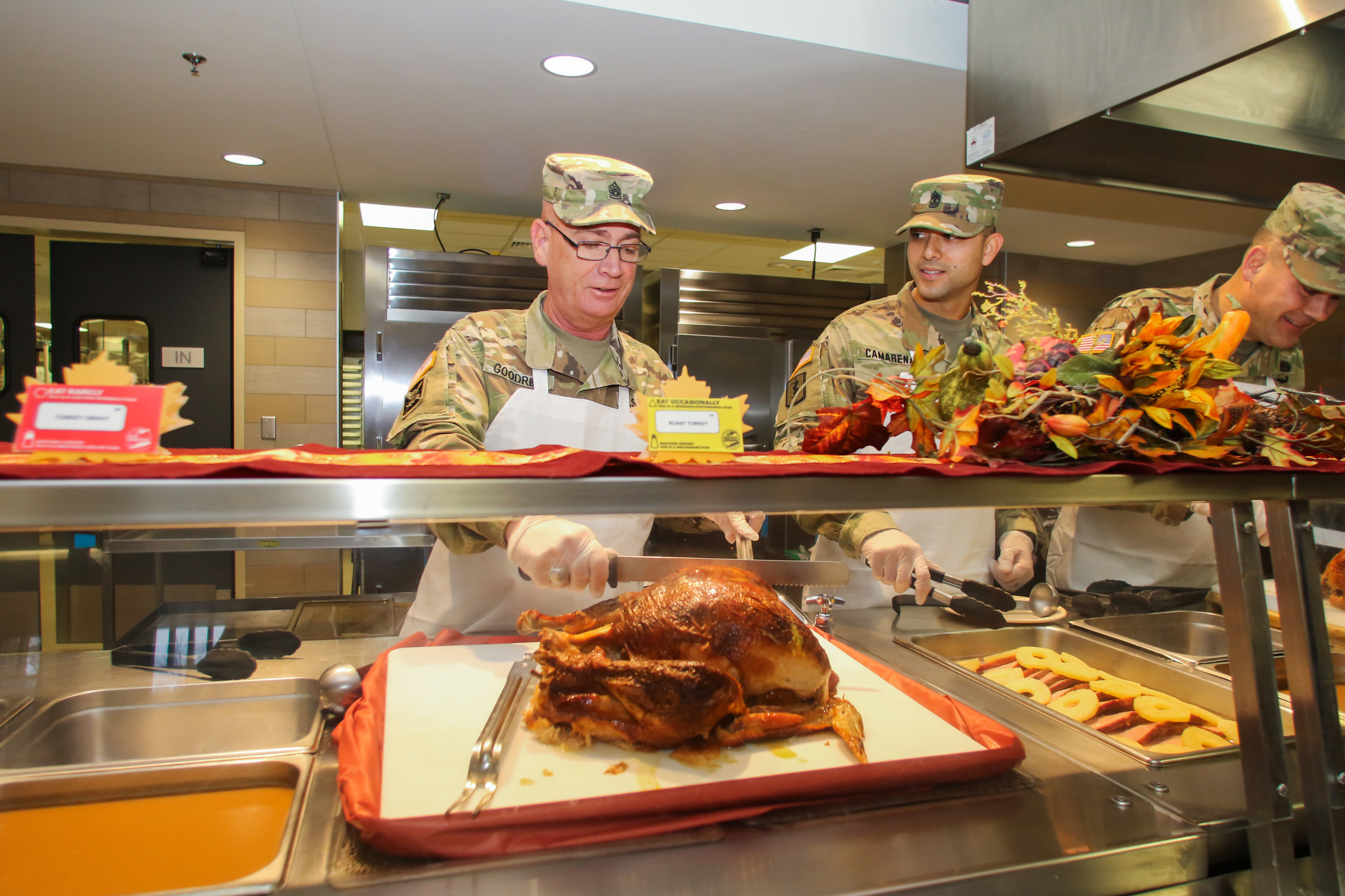 Image Pentagon sends nearly 400,000 pounds of Thanksgiving dinner to U.S. troops around the world