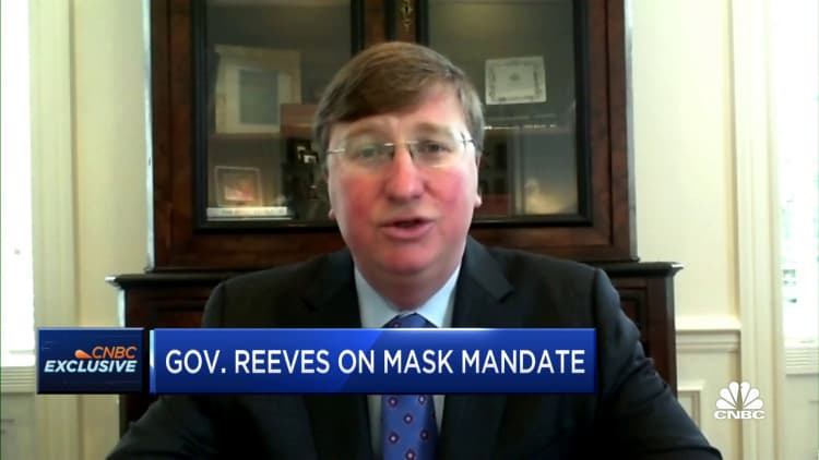 Mississippi Governor Reeves on rising Covid cases and mask mandate
