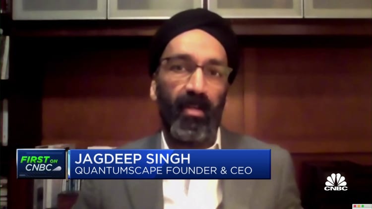 Watch CNBC's full interview with QuantumScape CEO Jagdeep Singh