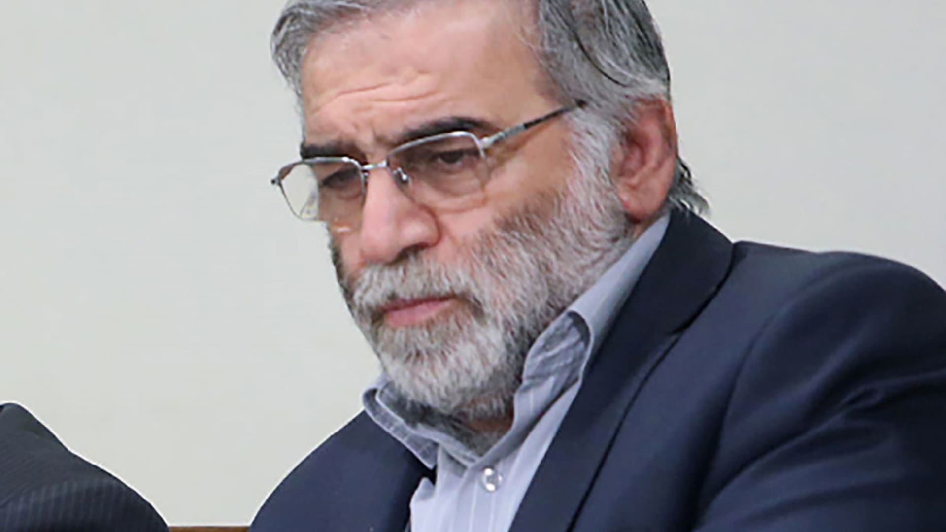 Prominent Iranian scientist Mohsen Fakhrizadeh is seen in Iran, in this undated photo.