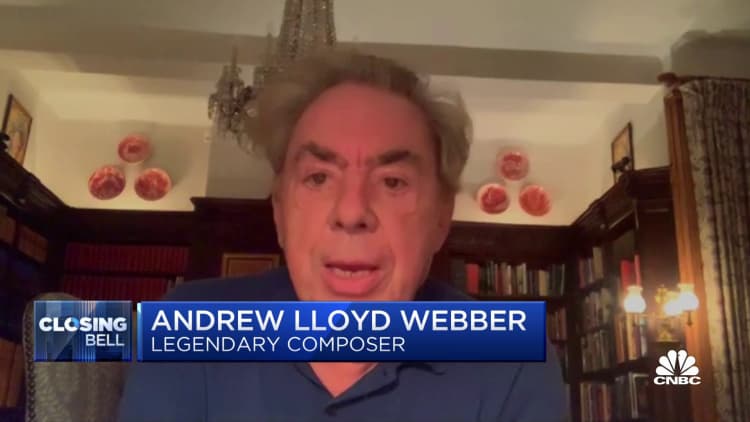 Andrew Lloyd Webber feels 'very optimistic' on the comeback of Broadway theaters
