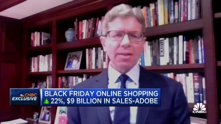 QVC parent CEO Mike George on accelerating online shopping trends and Cyber Monday