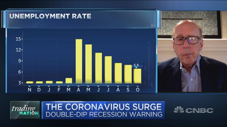 Stephen Roach: Virus surge is leading to a double-dip recession