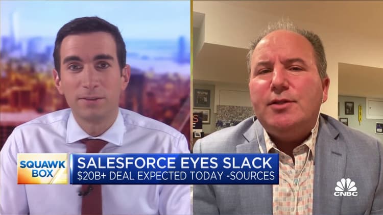 Would Salesforce buying Slack be an offensive or defensive move?