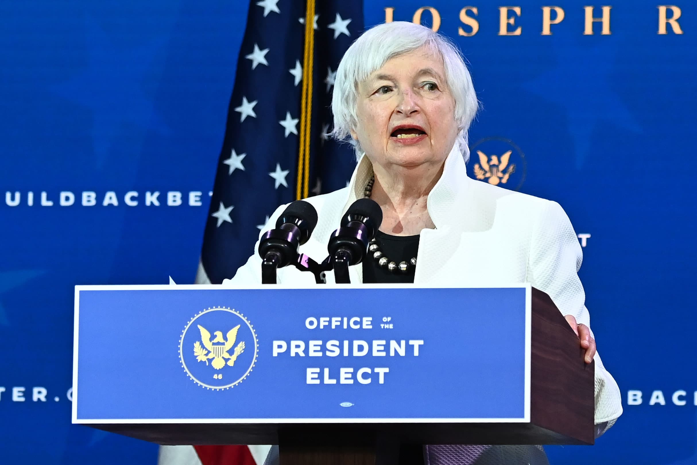 Janet Yellen gets confirmation from the Senate as the first woman to lead the Treasury Department