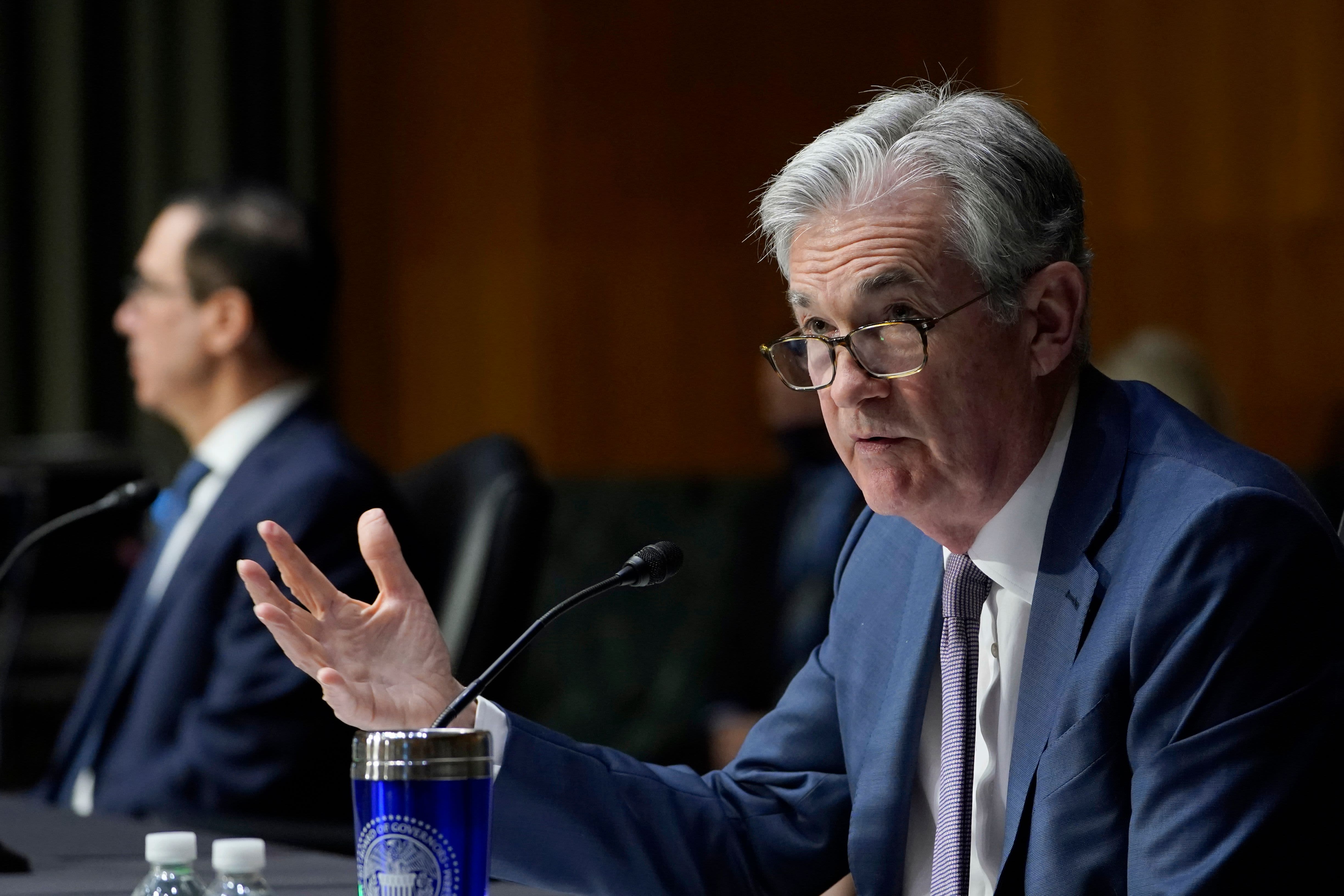 Treasury yields less ahead of Fed Chairman Powell’s speech