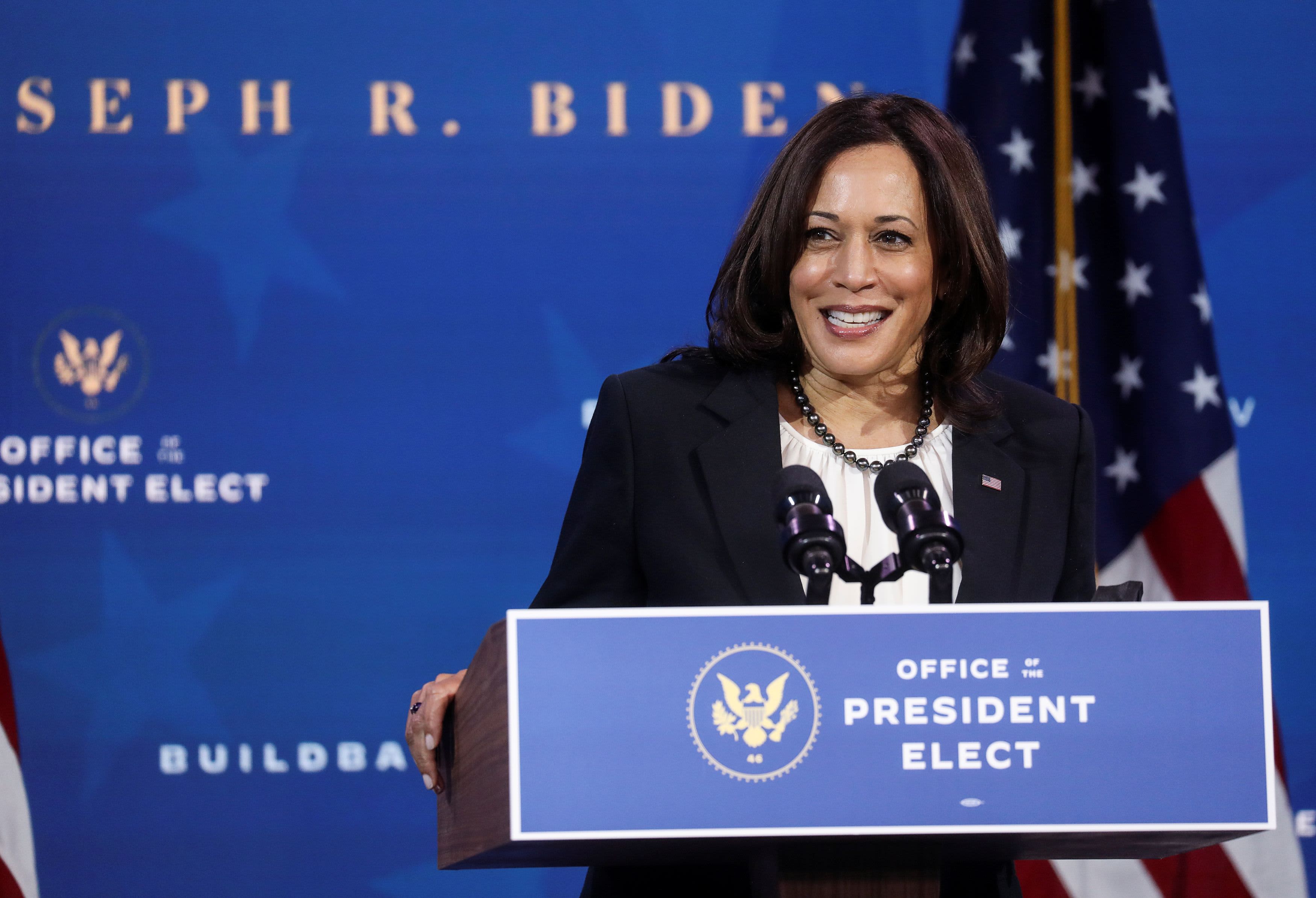 Kamala Harris announces new staff picks, marking first time women will hold top 3 spots in VP's office - CNBC