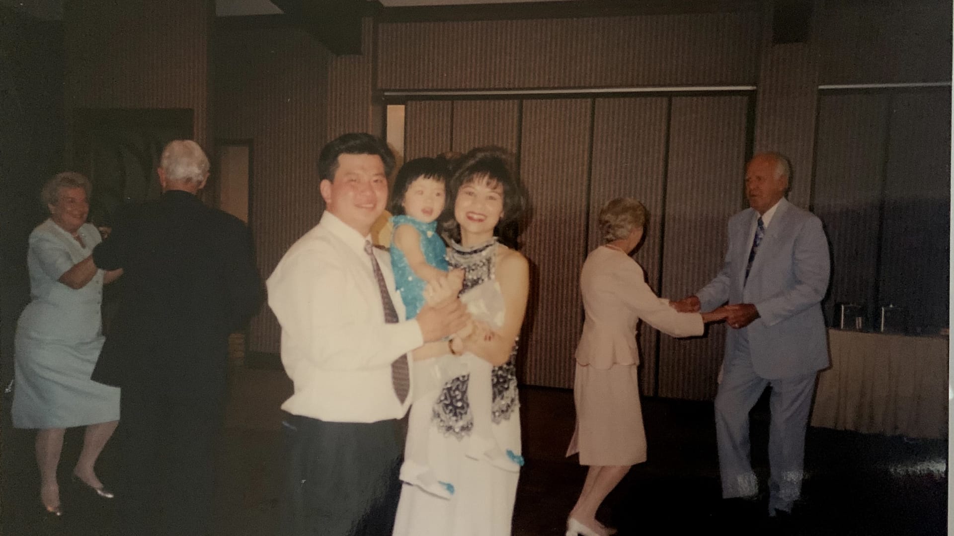 Kristina Truong and her parents, Christine Cao and Luat Truong.