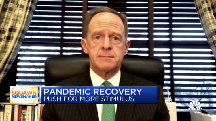 Sen. Pat Toomey on the push for more Covid-19 stimulus on Capitol Hill