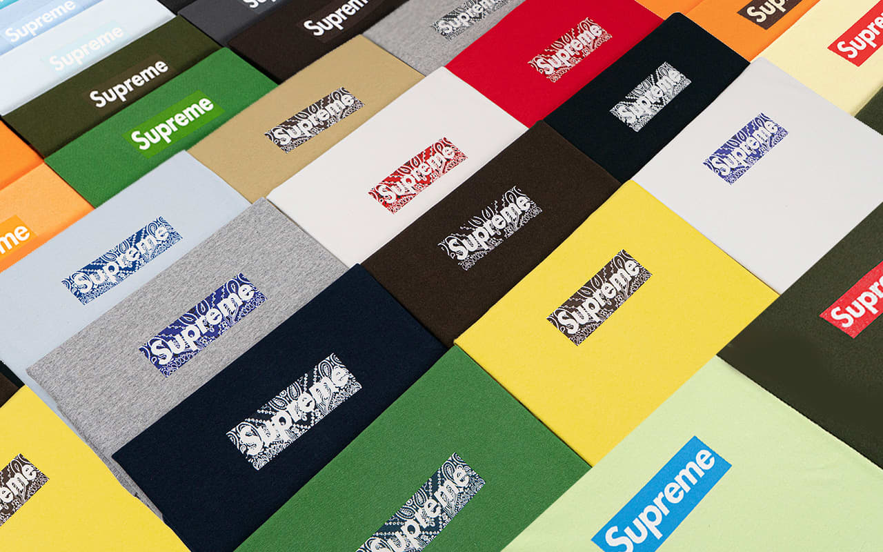 Supreme T-shirt collection on sale by Christie's for about $2 million