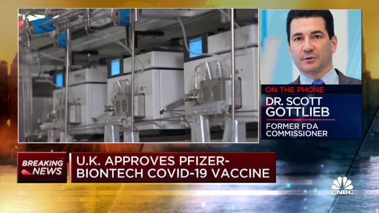Dr. Scott Gottlieb sees Covid vaccine in 'rationing type of environment' well into the spring
