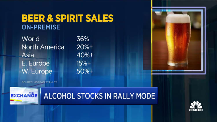 Alcohol stocks boosted by vaccine hopes