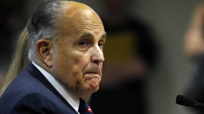 Rudy Giuliani has tested positive for coronavirus, Trump says
