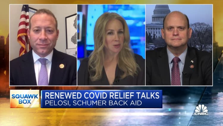 Rep. Josh Gottheimer and Rep. Tom Reed on relief talk progress in Congress