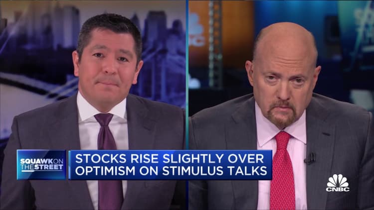 Jim Cramer on the urgency for more stimulus as U.S. reels from surging coronavirus infections