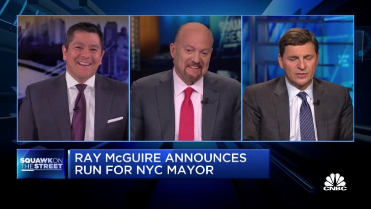 Jim Cramer weighs in on Ray McGuire running for NYC mayor