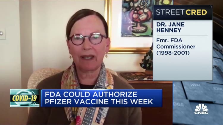 Former FDA commissioner Jane Henney is 'cautiously optimistic' on Covid-19 vaccine approval