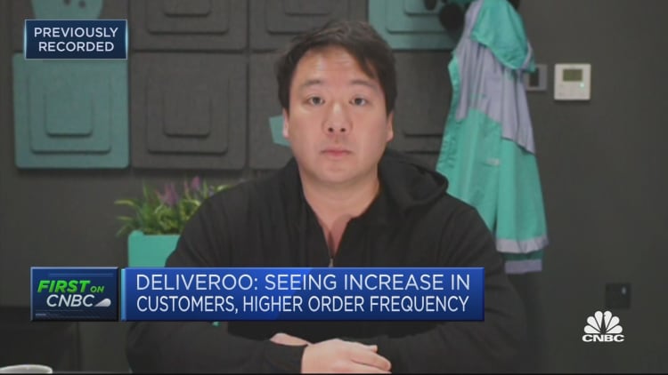 Deliveroo CEO says he welcomes competition after restaurants joined forces to outmaneuver his app