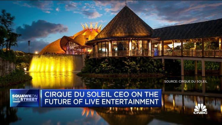 Cirque du Soleil Entertainment Group CEO on the future of live entertainment