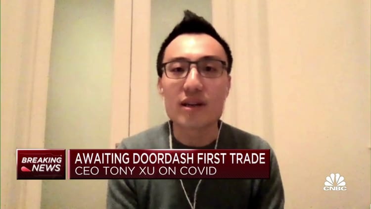 DoorDash CEO Tony Xu on how the pandemic has affected business and restaurants