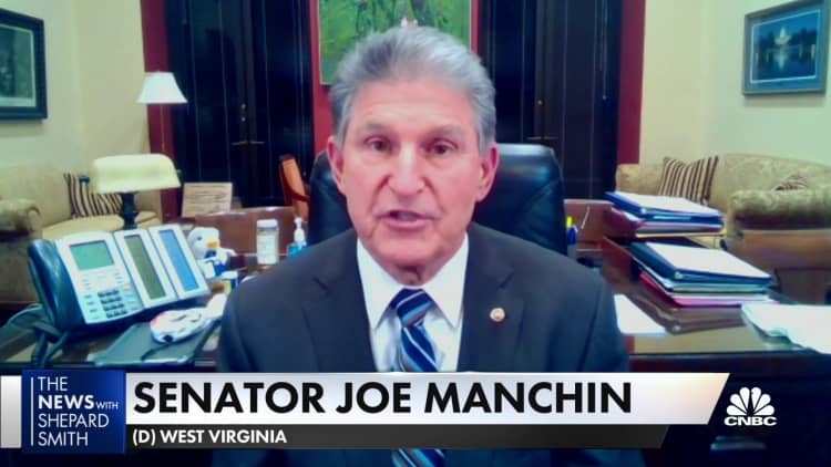 We're the only game in town, we're getting very close: Sen. Joe Manchin on stimulus bill