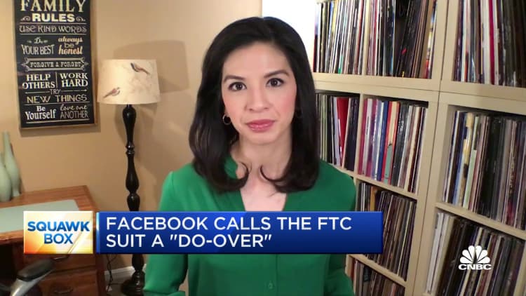 Facebook calls the FTC antitrust lawsuit a 'do-over'