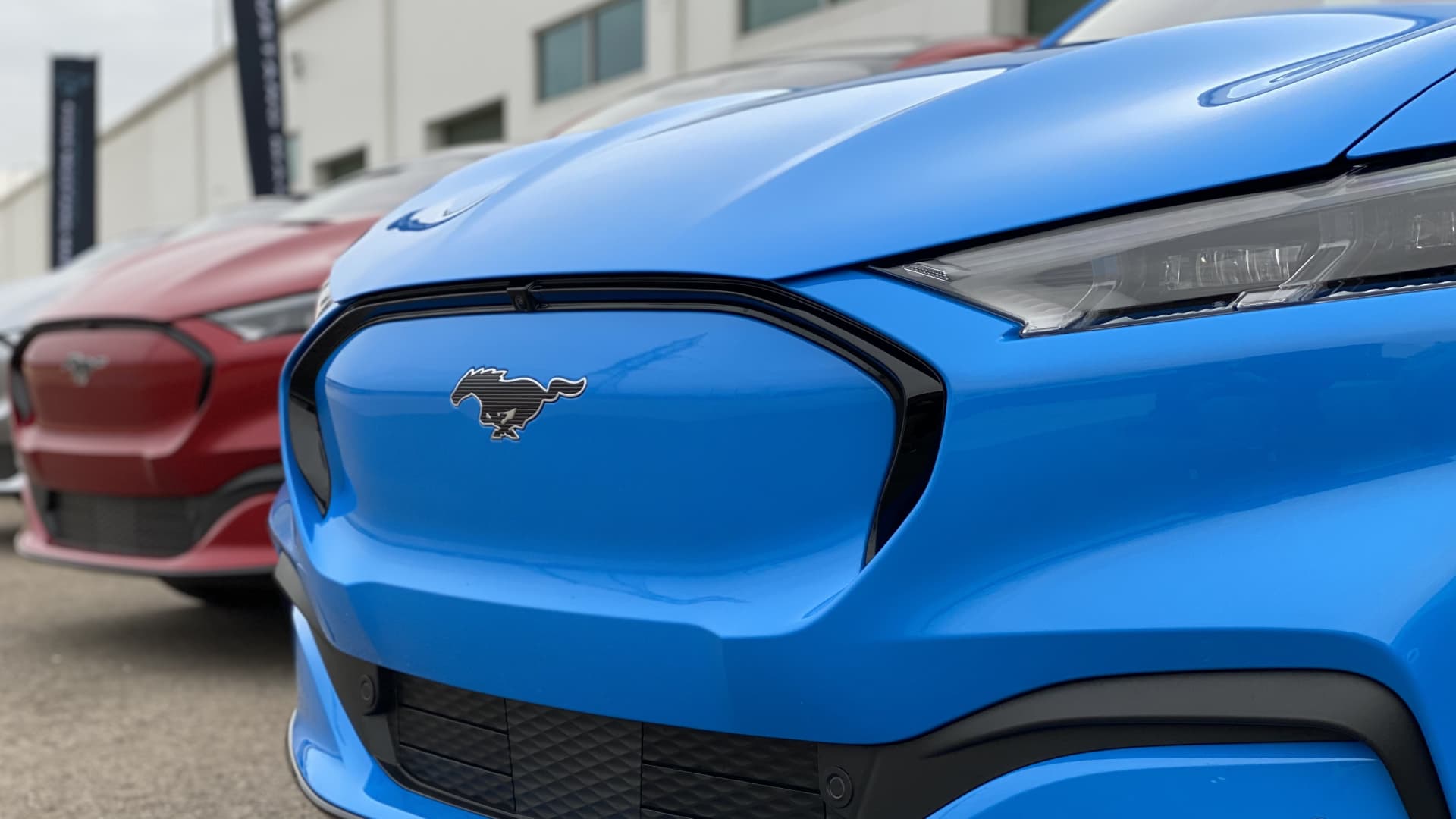 The Mustang Mach-E is Ford's first new all-electric vehicle under an $11 billion investment plan in electrified vehicles through 2022.