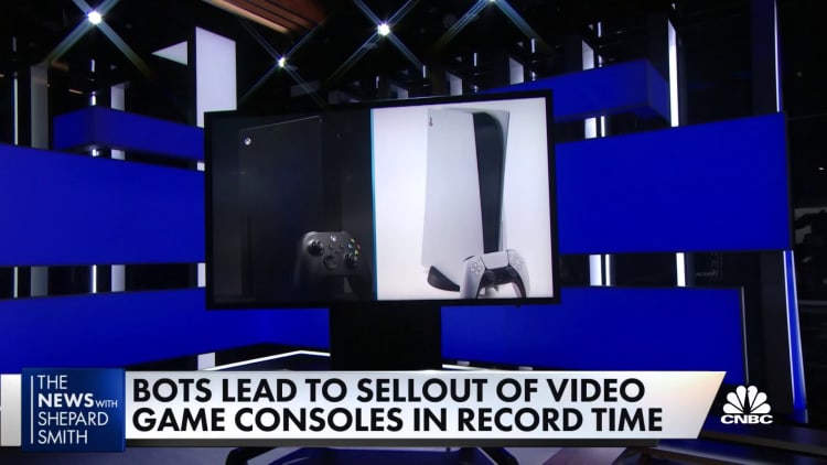 Bots lead to the sellout of video game consoles in record time