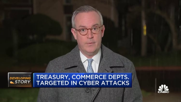 Treasury and Commerce Departments targeted in cyberattack