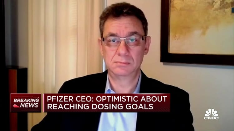 Pfizer negotiating with U.S. to provide additional 100 million Covid vaccine doses, CEO says