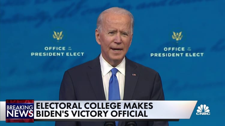 Politicians don't take power, people grant power to them: Joe Biden on his Electoral College victory