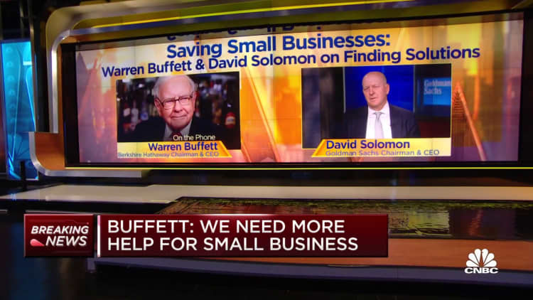 Buffett: We are 'dashing the dreams' of thousands small businesses