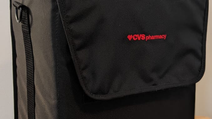 CVS Health will transport doses of the vaccine to nursing homes and other long-term care facilities in a cooler bag to keep them at the right temperature.