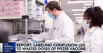 New report shows label confusion led to wasted doses of Pfizer vaccine
