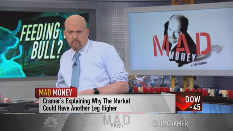 Jim Cramer: Negative investor sentiment means stocks can still go higher