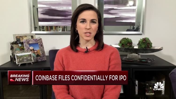 Coinbase confidentially files for IPO