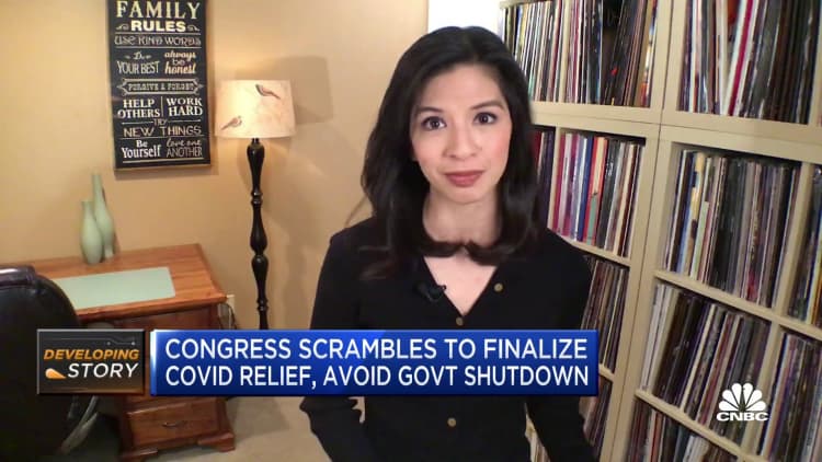 Congress scrambles to finalize Covid relief and avoid government shutdown