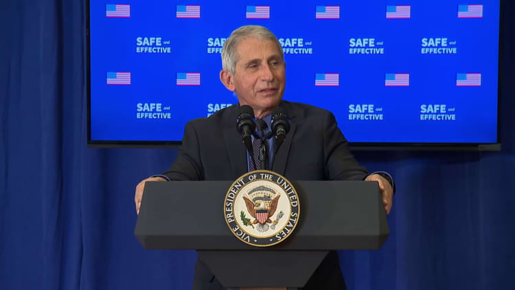 Fauci says hope is that by the time we're several months into 2021 we can start thinking about return to normality