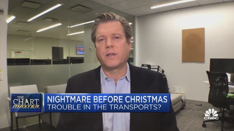Chartmaster says transports may be running into trouble this holiday season, and here's why