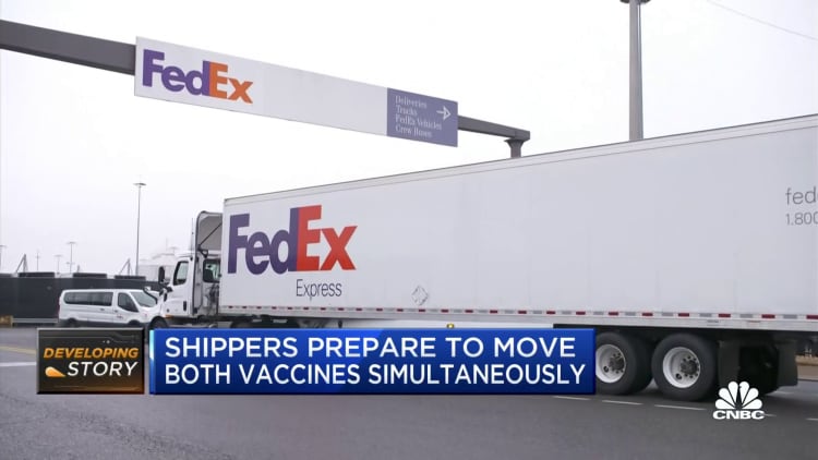 Shippers prepare to move both Pfizer and Moderna vaccines simultaneously
