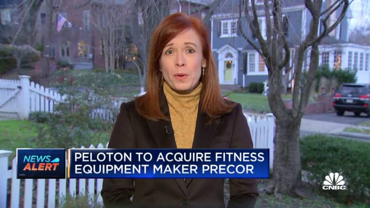 Peloton to acquire fitness equipment maker Precor
