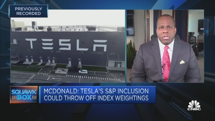 Tesla poised for correction after S&P inclusion, but it's a long-term buy: Fund manager